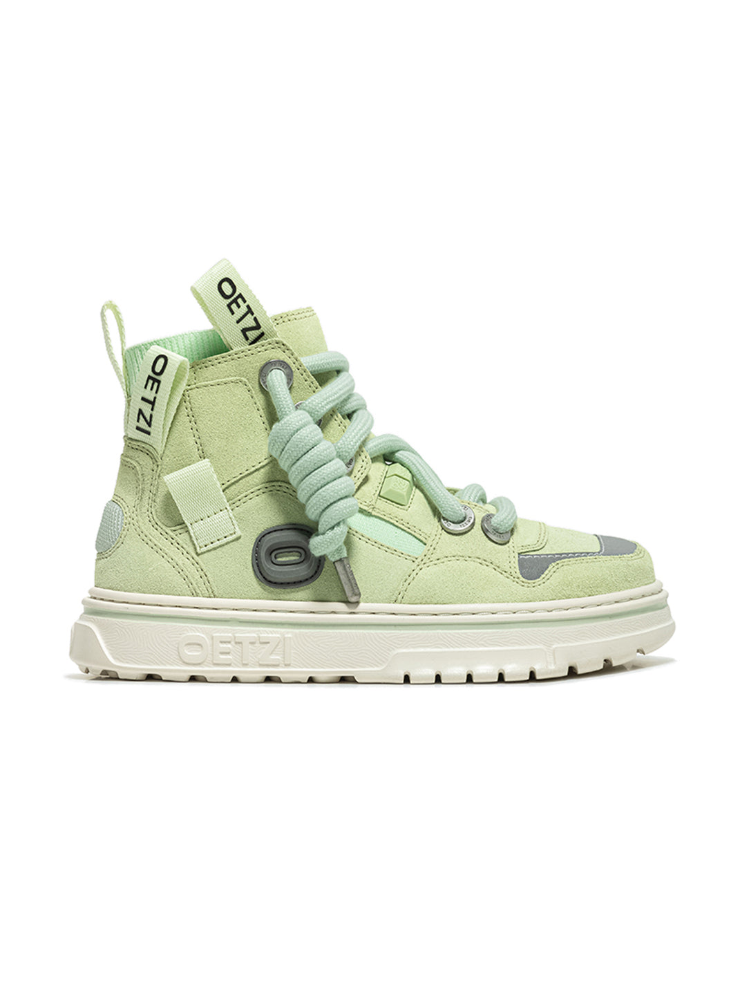 OETZI丨Ötzi Suede High-Top Platform Sneakers-Green - PSYLOS 1, OETZI丨Ötzi Suede High-Top Platform Sneakers-Green, Chunky Sneakers, OETZI, PSYLOS 1